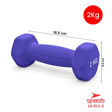 SPEEDS Dumbell Barbel Vinyl cewek matrass yoga ball yoga mat gym Neoprene Barbel Mini 012-3