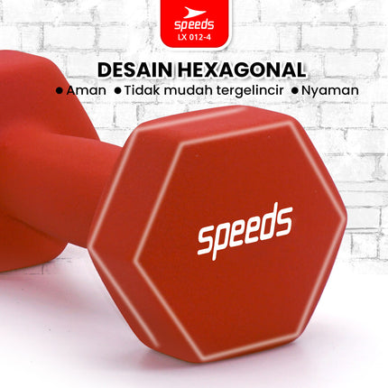 SPEEDS Dumbell Barbel Vinyl cewek matrass yoga ball yoga mat gym Neoprene Barbel Mini 012-4