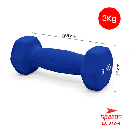 SPEEDS Dumbell Barbel Vinyl cewek matrass yoga ball yoga mat gym Neoprene Barbel Mini 012-4