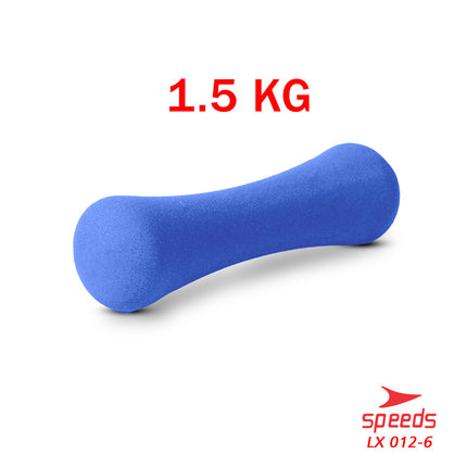 SPEEDS Dumbell Barbel Vinyl cewek matrass yoga ball yoga mat gym Neoprene Barbel Mini 012-6 3 kg