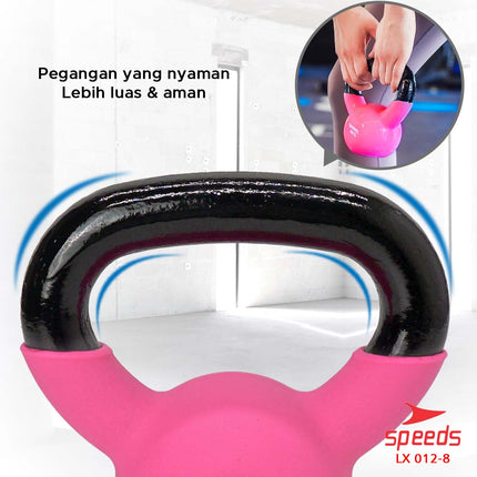 SPEEDS Dumbell / Barbel Vinyl , Alat untuk Membuat Otot Tangan, Original Impor 012-8
