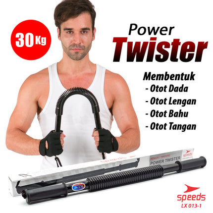 SPEEDS Power Twister Power Bender alat Fitness Pembentuk Otot Dada 30 KG 013-1