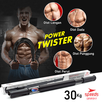 SPEEDS Power Twister Power Bender alat Fitness Pembentuk Otot Dada 30 KG 013-1