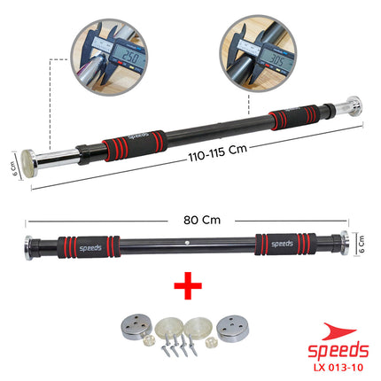 SPEEDS Pull Up Bar Door Bar Chin Up Bar Tiang Pull Up Alat Olahraga Pintu Gym Fitness 013-10