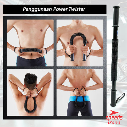SPEEDS Power Twister Power Bender 50kg alat Fitness Pembentuk Otot Bahu 013-3