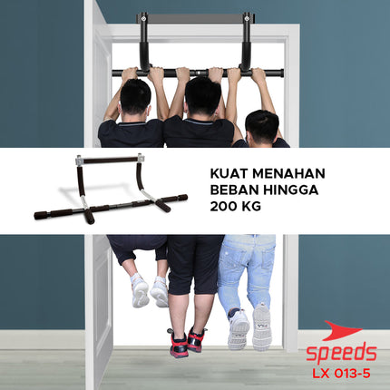 SPEEDS Pull Up Bar/Iron Gym /chin up / Bar Door Alat Fitness 6 in 1 013-5