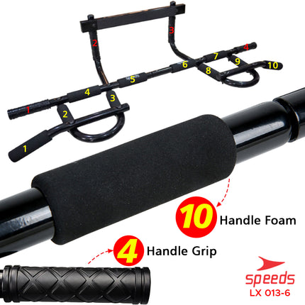 SPEEDS Pull Up Bar/Iron Gym /chin up / Bar Door Alat Fitness Gym di rumah 013-6