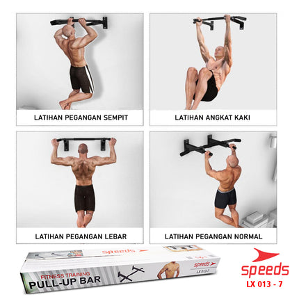 SPEEDS Pull Up Bar/Iron Gym /chin up / Bar Door Alat Fitness 013-7
