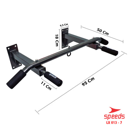 SPEEDS Pull Up Bar/Iron Gym /chin up / Bar Door Alat Fitness 013-7