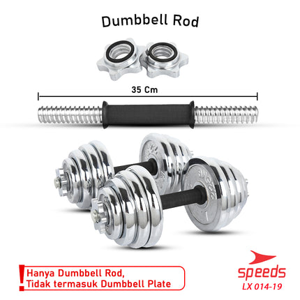 SPEEDS STICK BARBEL 35 cm STICK DUMBELL BAR Fitness Gym Stick Bar 014-19