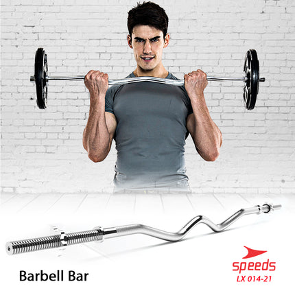 SPEEDS STICK BARBEL 150 cm STICK DUMBELL BAR EZ Curl Bar Stamina Fitness Gym Tongkat Barbel 014-21