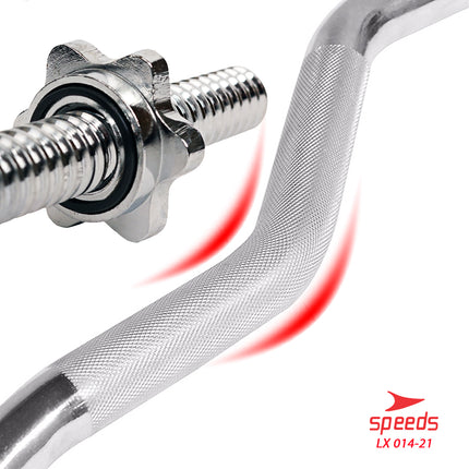 SPEEDS STICK BARBEL 150 cm STICK DUMBELL BAR EZ Curl Bar Stamina Fitness Gym Tongkat Barbel 014-21