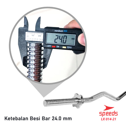SPEEDS STICK BARBEL 150 cm STICK DUMBELL BAR EZ Curl Bar Stamina Fitness Gym Tongkat Barbel 014-21