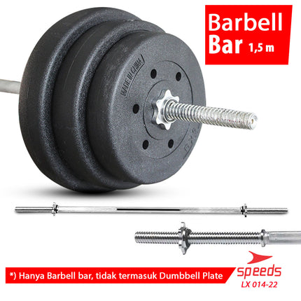 SPEEDS STICK BARBEL 150 cm STICK DUMBELL BAR Fitness Gym Tongkat Barbel 014-22