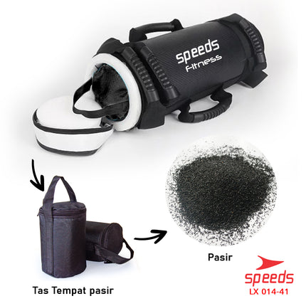 SPEEDS Power Sand Bag Power Bag Pemberat Tubuh 5Kg Tas Pasir Untuk Gym dan Fitness 014-41