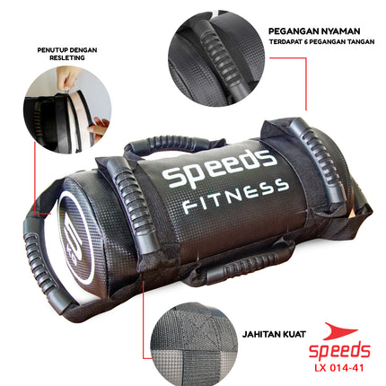 SPEEDS Power Sand Bag Power Bag Pemberat Tubuh 5Kg Tas Pasir Untuk Gym dan Fitness 014-41