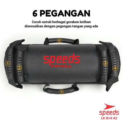 SPEEDS Power Sand Bag Power Bag Pemberat Tubuh 10Kg Tas Pasir Untuk Gym dan Fitness 014-42