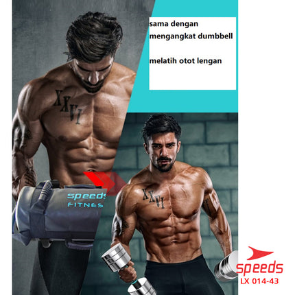 SPEEDS Power Sand Bag Power Bag Pemberat Tubuh 15Kg Tas Pasir Untuk Gym dan Fitness 014-43