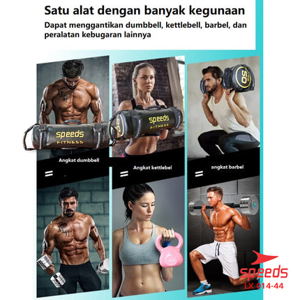 SPEEDS Power Sand Bag Power Bag Pemberat Tubuh 20Kg Tas Pasir Untuk Gym dan Fitness 014-44