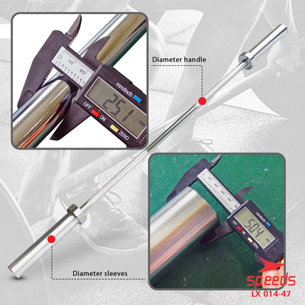 SPEEDS Stick Barbel 180cm Stick Dumbell Bar Straight Olympic Fitness Gym Tongkat Barbel 014-47