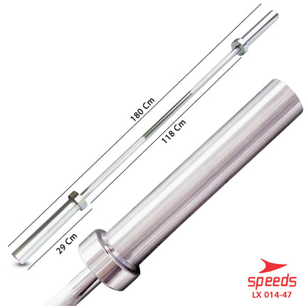 SPEEDS Stick Barbel 180cm Stick Dumbell Bar Straight Olympic Fitness Gym Tongkat Barbel 014-47