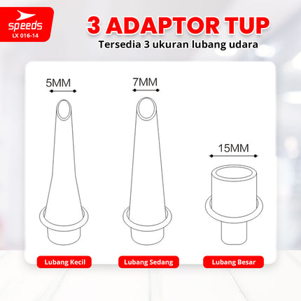SPEEDS Pompa Angin Mini Pompa Manual Pompa Angin Tangan Pump Kolam 016-14