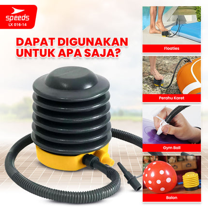 SPEEDS Pompa Angin Mini Pompa Manual Pompa Angin Tangan Pump Kolam 016-14