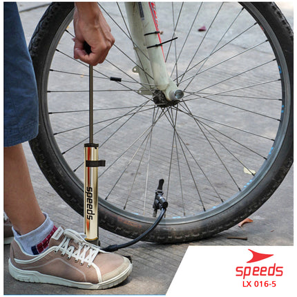 SPEEDS Pompa Angin Ban Sepeda,Motor atau Bola Kokang Pompa Tangan 016-5