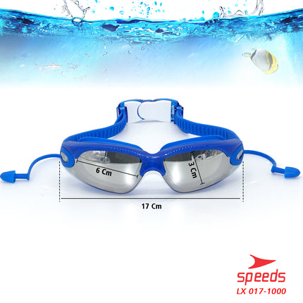 SPEEDS Kacamata renang anak Dewasa Remaja Anti Fog UV Protection 017-1000