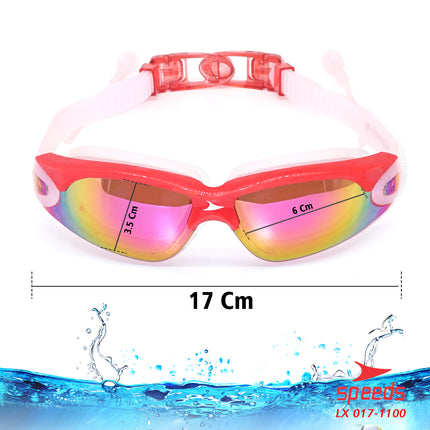 SPEEDS Kacamata Renang Swimming Goggles Dewesa Antifog & UV 017-1100