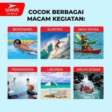 SPEEDS Tas Pelampung Waterproof Dry Bag Ocean Pack Tas Anti Air Renang Pantai Portabel LX 017-2