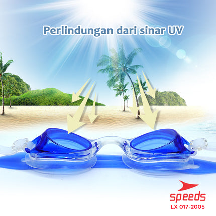 SPEEDS Kacamata renang anak Dewasa Remaja ANTI FOG & UV PROTECTION 017-2005