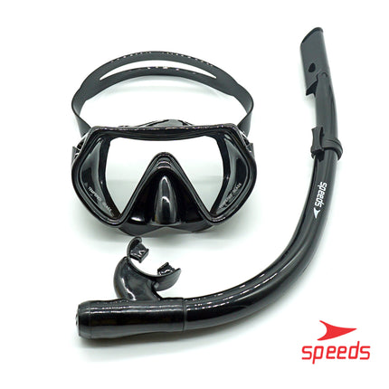 SPEEDS SNORKEL SNORKLING ALAT SELAM DIVING KARET MASK SNORKLE SET KACAMATA RENANG 017-2300