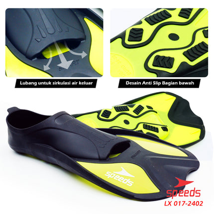 SPEEDS Kaki Katak XS & S TERBATAS! DIVING SNORKELING SNORKLING  FINS DIVING SELAM 017-2402