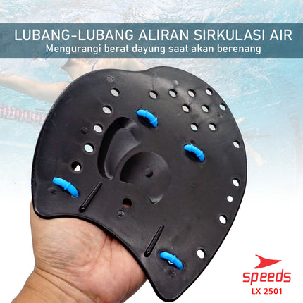 SPEEDS Tangan Katak Diving Fin Hand Paddle Alat Bantu Renang Pemula Remaja 017-2501