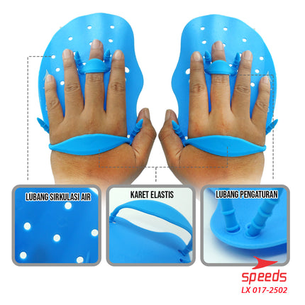 SPEEDS Tangan Katak Diving Gloves Frog Finger Kacamata Renang Diving Equipment 017-2502