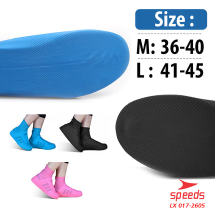 SPEEDS Cover Shoes Cover Sepatu Rain Shoes Pelindung Sepatu Anti Air Hujan 017-2605