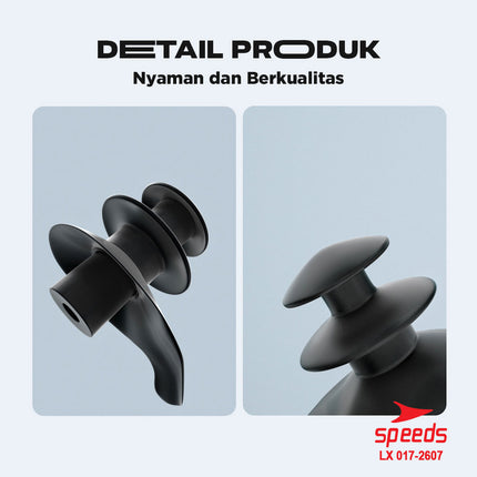 SPEEDS Ear Plug Ear Clip Penutup Hidung Anti Air Renang Diving Penutup Telinga 017-2607