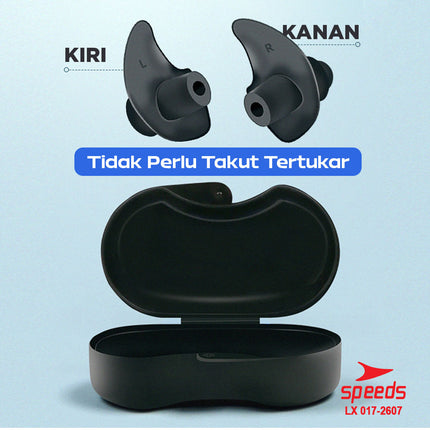 SPEEDS Ear Plug Ear Clip Penutup Hidung Anti Air Renang Diving Penutup Telinga 017-2607