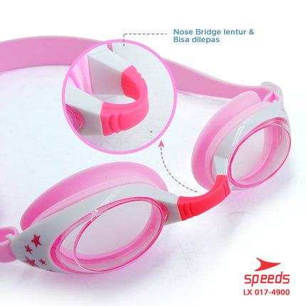 SPEEDS Kacamata renang anak Dewasa Remaja ANTI FOG & UV PROTECTION 017-4900