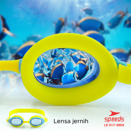 SPEEDS Kacamata renang anak Dewasa Remaja ANTI FOG & UV PROTECTION 017-4900