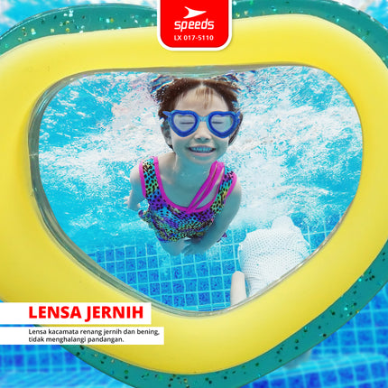 SPEEDS Kacamata Renang Anak Kids Swimming Goggles Anti Fog UV Protection Perlengkapan Berenang 017-5110