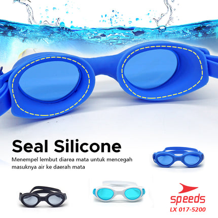SPEEDS Kacamata renang anak Dewasa Remaja ANTI FOG & UV PROTECTION 017-5200