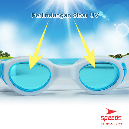 SPEEDS Kacamata renang anak Dewasa Remaja ANTI FOG & UV PROTECTION 017-5200