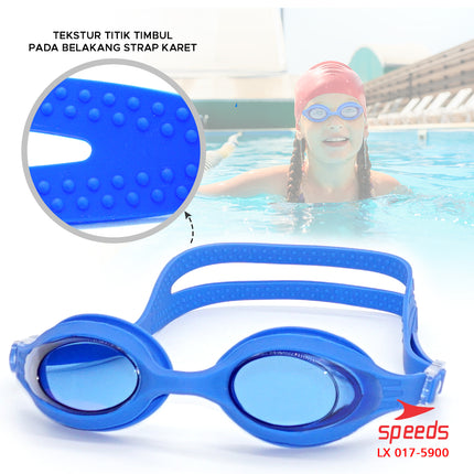 SPEEDS Kacamata renang anak Dewasa Remaja ANTI FOG & UV PROTECTION 017-5900