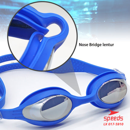 SPEEDS Kacamata renang anak Dewasa Remaja ANTI FOG & UV PROTECTION 017-5910