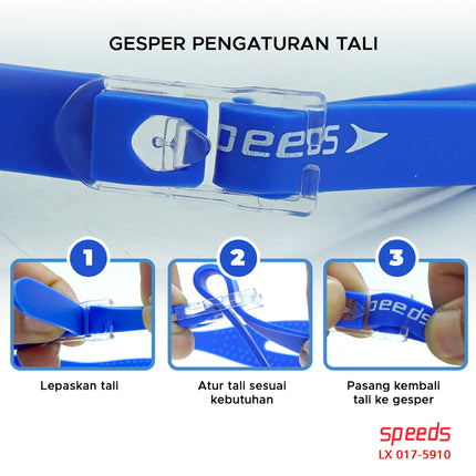 SPEEDS Kacamata renang anak Dewasa Remaja ANTI FOG & UV PROTECTION 017-5910