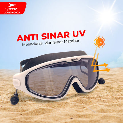 SPEEDS Kacamata renang anak Dewasa Remaja ANTI FOG & UV PROTECTION 017-6000A