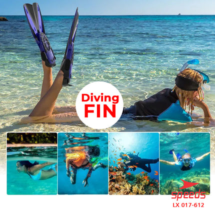 SPEEDS Kaki Katak Renang Kaki Selam Diving Fin Perlengkapan Snorkling Fins 017-612