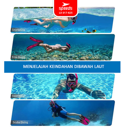 SPEEDS Fin Kaki Katak Diving Fins Snorkeling Equipment Peralatan Menyelam 017-625